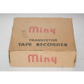 1960's  Miny Mini reel to reel transistor recorder ** In original packaging **