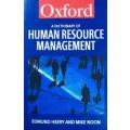 A Dictionary of Human Resource Management by Edmund Heery and Mike Noon - SOFTCOVER