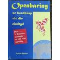 Openbaring se Boodskap Vir Die Eindtyd by Johan Malan - SOFT COVE
