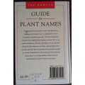 Guide to Plant Names by Allen J Coombes - HARD COVER