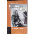 The Manager`s Pocket Guide to Effective Mentoring by Dr. Norman Cohen - SOFT COVER