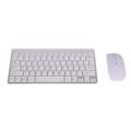 Slim Mini Wireless Keyboard & Mouse Combo - Silver