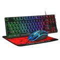 T-wolf 3 In 1 Keyboard, Mouse And Mouse Pad Gaming Combo - TF260