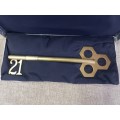 21 Years Key to Life - Large, Brass/copper