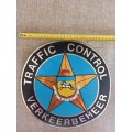 Old Natal Traffic Control / Verkeerbeheer magnetic car badge