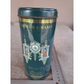 Biscuit tin - fortnum and mason - green - long