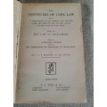 The Institutes of Cape Law -  The Colony of the Cape of Good Hope - 1917