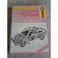 Alfa Romeo Alfasud / Sprint 1974 to 1988 Owners Workshop Manual - Haynes