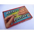 Vintage Metal Puzzles Toy Game