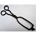 HAND FORGED FIRE PLACE TONGS
