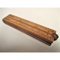 12 INCH STANLEY BOX  WOOD  MEASURING STICK