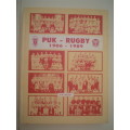 PUK - Rugby  1906-1989   - Van Zyl