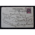 Postcard post card - Avenue Royale a Boma Congo