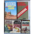 16 x James Michener book collection