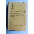 Rhodes and Rhodesia - Keppel-Jones