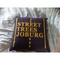 Blue with  yellow designer  boutique joburg down scatter pillows