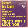 RICHARD JON SMITH - CANDLELIGHT / Happy And Gay [7 SINGLE EP 45]  (1972) SA Press VG+
