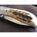 CRKT Carson M4-02S Stag handle knife