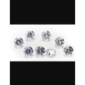 5A AAAAA Cubic Zirconia Loose Stones 0.5ct and 1ct` 62 pieces `