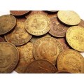 COLLECTABLE LOT of  Van Riebeeck One Cent x 24