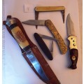 COLLECTABLE LOT OF KNIVES X 5