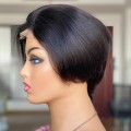 Brazilian 13A 3 part pixie lace wig on special
