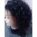 8 inch frontal curl wig