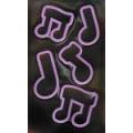 music notes cookie cutters