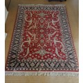 Beautiful bright hand knotted Persian carpet