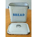 Vintage Enamel Bread Tin