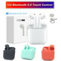 I12 TWS Wireless Earphone Bluetooth 5.0 Touch Earbuds