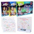 LED Fluorescent Drawing Board 3D Image Magical Luminous Graffiti Pad With Light Creative Toys