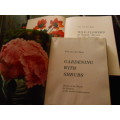 UNA VAN DER SPUY - 2 BOOKS - GARDENING WITH SHRUBS 1973  and WILD FLOWERS 1976