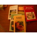 6  S A COOK BOOKS  - SPYS and DRANK, CAPEWINES, BESTENAGEREG, DEEPFREEZE,  CAPEFLAVOUR