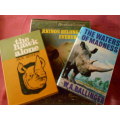 3 BOOKS BALLINGER -WATERS MADNESSl and HAWK ALONE J  BENNETT and RHINOS B GRZIM