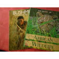 PETER JOYCE - THE MAGIC OF AFRICAN WILDLIFE 1998  and A BANNISTER BUSHMEN