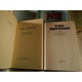 CHRISTIAAN BARNARD and STANDER - TWO NOVELS  THE FAITH and IN THE NIGHT SEASON