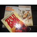 THREE BOOKS - HILL OF DESTINY AND PATH OF BLOOD BY PETER BECKER AND ZULU DAWN  CY ENDFIELD