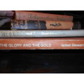 4 BOOKS - BLOODSONG,  GLORY and GOLD,, OUT OF STRONG, and JOHANNESBURG FRIDAY