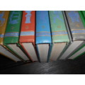 COLLIERS JUNIOR CLASSIC 7 SHORT STORIES BOOKS  out of set of  10 - YOUNG FOLKS SHELF OF BOOKS