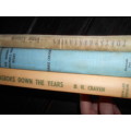 DANIE CRAVEN 3 BOOKS - SPRINGBOKS DOWN THE YEARS, GRONDBEGINSELS EN TOETSPRESTASIES