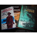 3  BOOKS - Beyond shining mountains, smugglers of Smugglers corner,  mystery of  gold mines