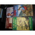 4 BOOKS:  MICHAEL and MOONSHINERS, FREEDOM THE PRIZE, 6 GUN GAUNTLET, LAWRENCE and THE ARABS