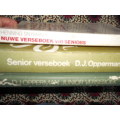 3 verseboeke -  DJ OPPERMAN - JUNIOR + SENIOR VERSEBOEKE and NUWE VERSEBOEK - H SNYMAN