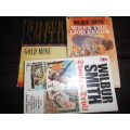 3 Wilbur Smith softback PAN  books -  Shout at devil, Gold mine , When the lion feeds