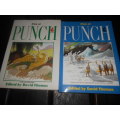 2 lovely illustrated Pick of  Punch books  ed David Thomas - 1990 & 1991