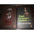 2 John de Ruit books - Spud the madness continues & spud learnng to fly Limited Edition