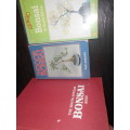 3 BONSAI -books:  (D HALL:  Bonsai growing & BONSAI SA) & Indoor Bonsai P Lesniewicz