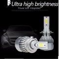C6 H7 H3 H4 LED Light Headlight Vehicle Car Hi/Lo Beam Bulb Kit 6000k White