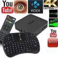 MXQ - 4K Android 6.1 TV Box 1GB+8GB With Wireless Keyboard